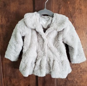 Baby Essentials Gray Fur Coat